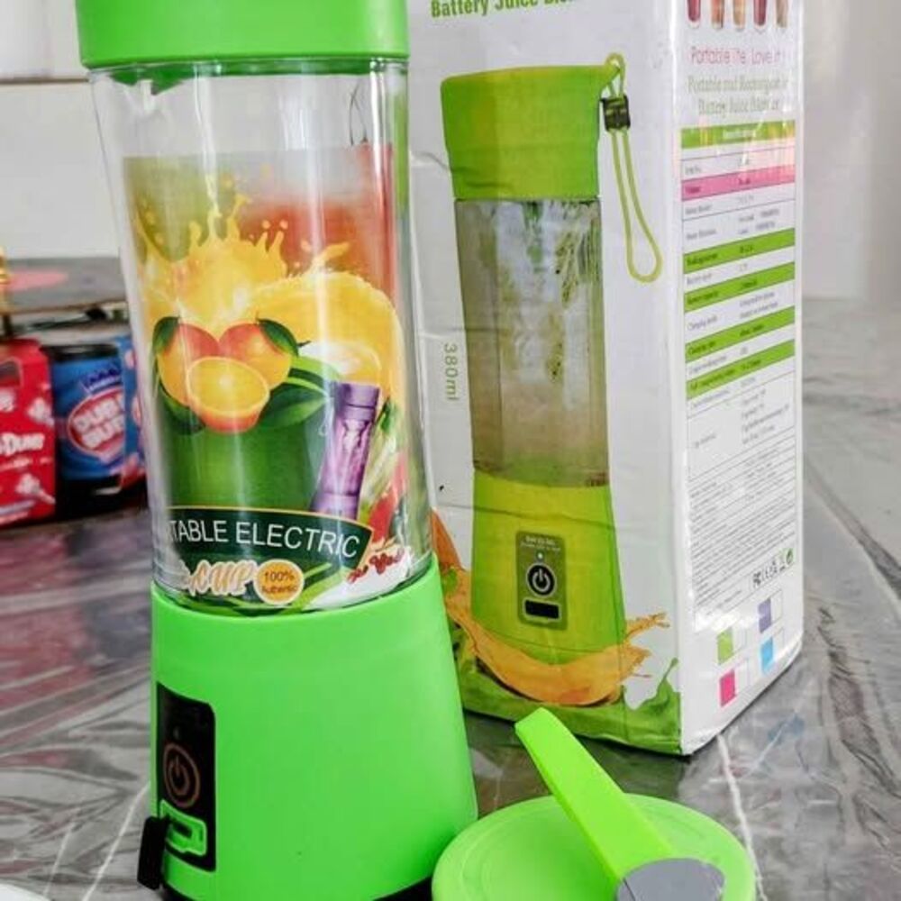Portable Electric Juice Cup Blender Green CM-01